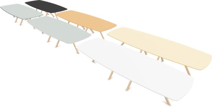 Image du produit Dietiker Table de réunion Felber T14 Boatform (3600 x 1300 x 720 mm)