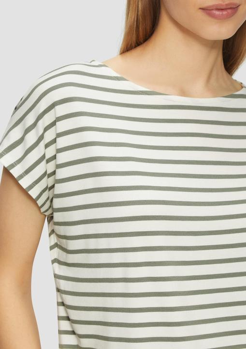 Produktbild S.Oliver T-Shirt Elastisches T-Shirt aus Viskosestretch im Relaxed Fit (40)