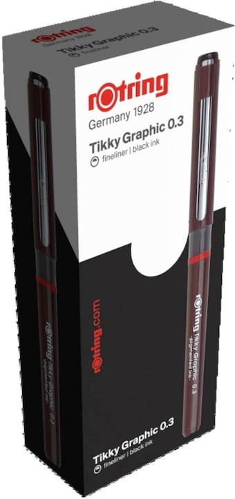 Rotring Tikky Graphic (Schwarz, 1 x)