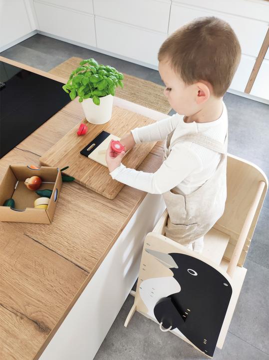 Actual product image small foot Penguin Learning Tower "Wildlife" (64 x 53 x 92 cm)