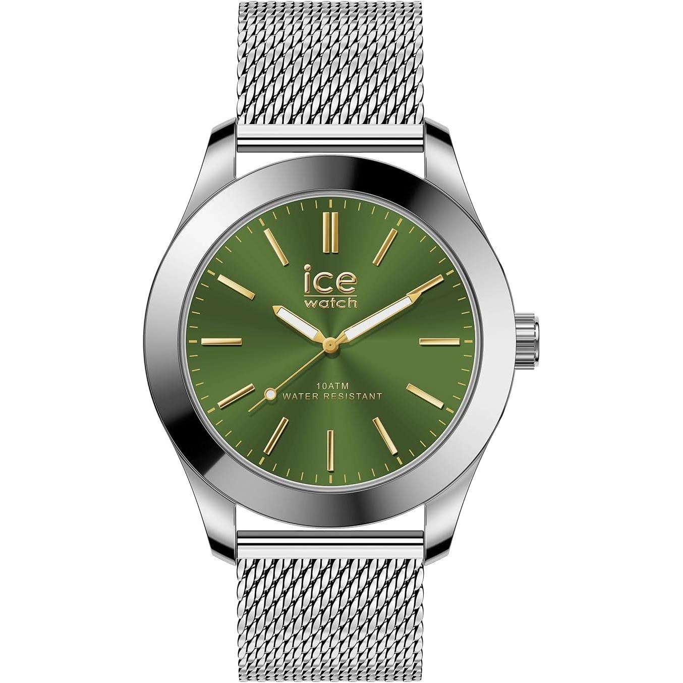 Ice Watch, Orologio Da Polso, Ice-Watch Ice Steel Herrenuhr, Verde, Argento, (40 Mm)