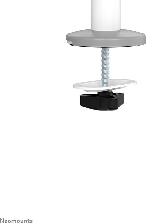 Produktbild Neomounts Tischhalterung 100x100 -8kg 17-27"/h?v/neig/schwenk/Klemme/wei? (Tisch, 27", 8 kg)