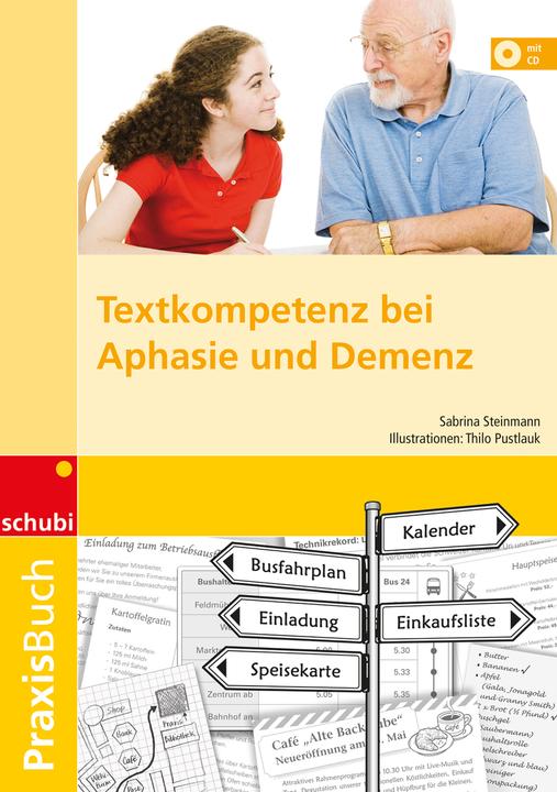 Actual product image Practice book text competence in aphasia and dementia (German, Jürgen, Steiner, 2017)