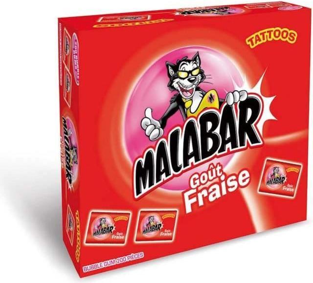 Produktbild Malabar Kaugummi Erdbeerengeschmack (1 Stk., 1400 g)
