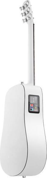 Actual product image Lava Music Guitar ME Play 36 inch Frost White with cable (Classical guitar, HPL (High pressure laminate))