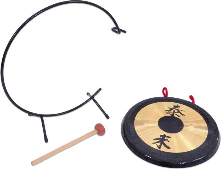 Produktbild Betzold Musik Tisch-Gong mit Metall-Stativ (Gong)