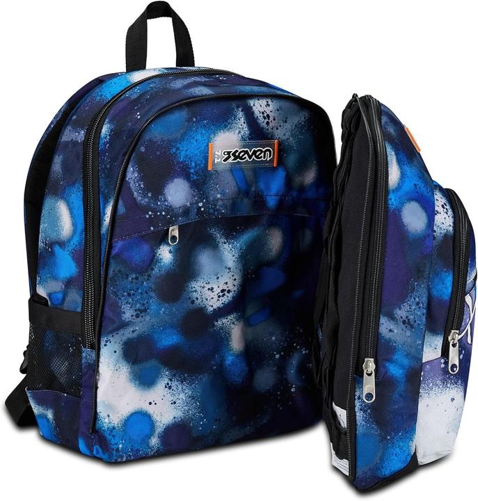 Actual product image SJ Seven Advanced Detachable Dual Compartment Backpack with Removable Front Pouch (35 l)