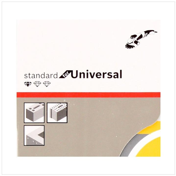 Produktbild Bosch Professional Zubehör Diamanttrennscheibe Standard for Universal Turbo, 230x22,23x2,5x10 mm, 10er-Pack