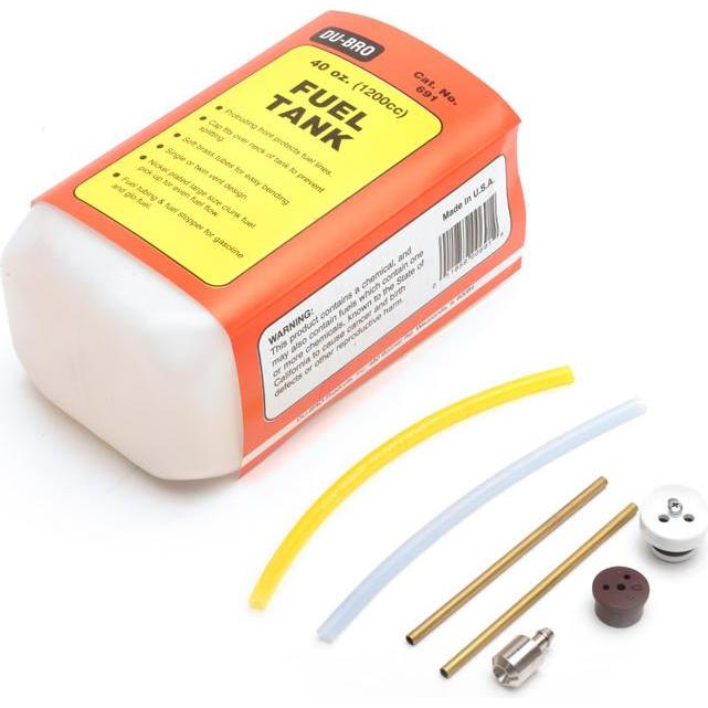 Thumbnail - Du-Bro 1136ml Kraftstofftank, 83 x 102 x 203mm