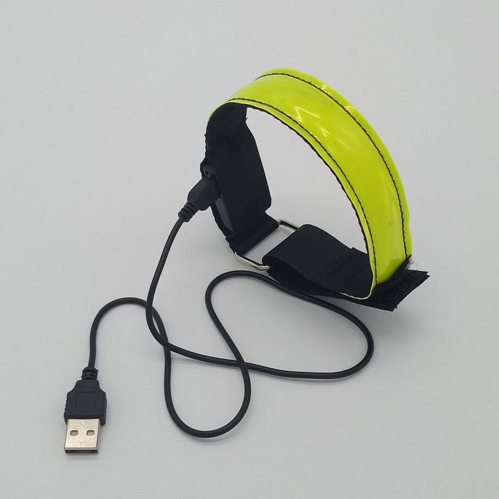 Image du produit Stride Aufladbares USB Leuchtarmband für Kinder / Erwachsene zum Sport