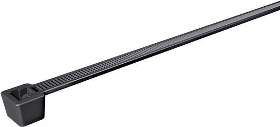 Produktbild HellermannTyton T50S Bk Cable Tie Heat Stabil 150 x4.6mm (Kunststoffkabelbinder, 150 mm, 100 Stk.)