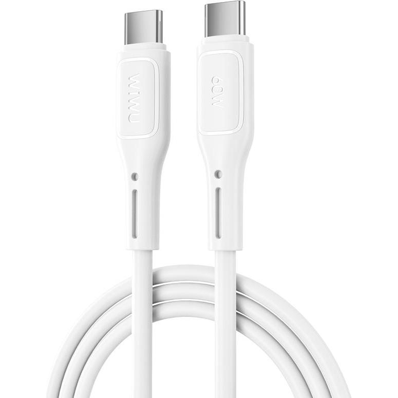 Wiwu Starlink Serie 60W Schnellladekabel Wi-C043E C-C Weiss (USB 3.0), USB Kabel