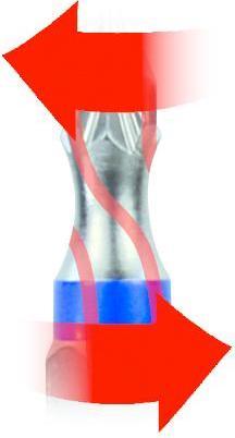 Immagine prodotto KS Tools 1/4" TORSIONpower Bit Box (Croce Pozidriv PZ M1, Croce Pozidriv PZ M2, Croce Pozidriv PZ M3)