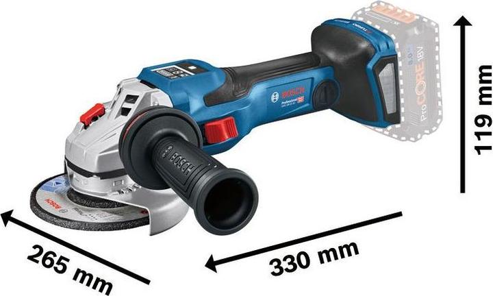 Productafbeelding Bosch Professional GWS 18V-15 SC (125 mm)