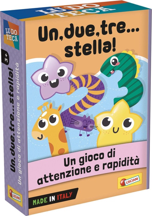 Productafbeelding Lisciani Spelletjes speelkamer kinderkaarten 123 ster, 100569