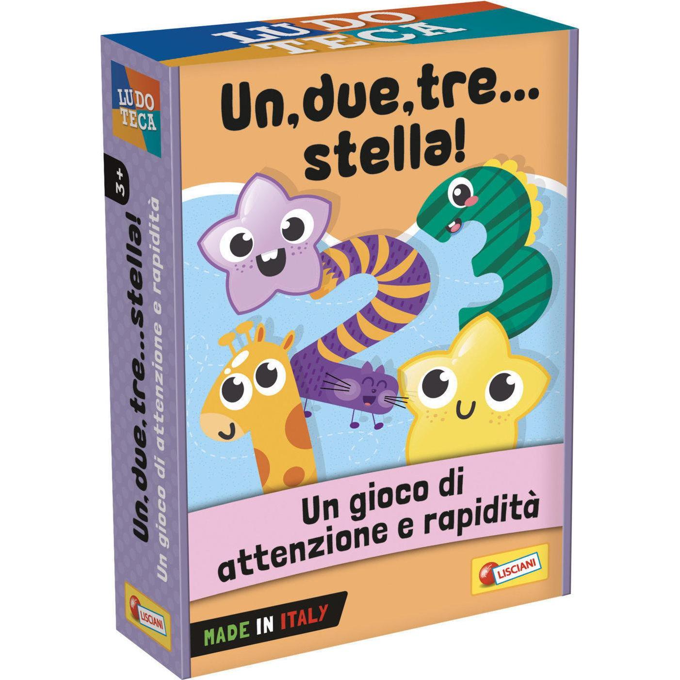 Lisciani Games Playroom Children's Cards 123 Star, 100569