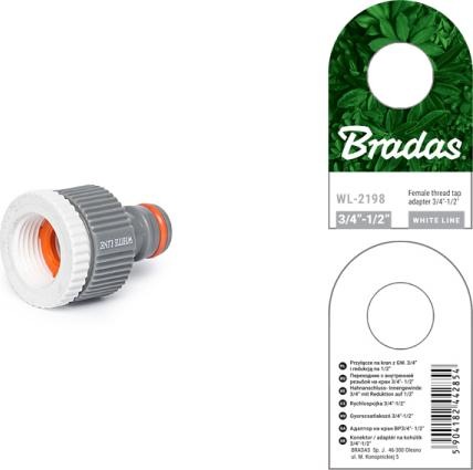 Produktbild Bradas WHITE LINE Hahn-Adapter 34 12 (Hahnanschluss, 101.60 mm)
