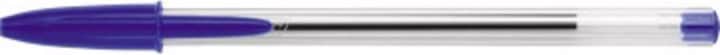 Bic Disposable ballpoint pen ® Cristal 0,4mm blue cap model document-proof 100 pcs./pack. (Blue, 100 x)
