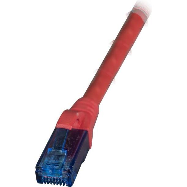 EFB Elektronik RJ45 Patchkabel U/UTP, Cat.6A, LSZH, Premium, 500MHz, 1m, rot Das ungeschirmte Cat.6A RJ45 Premium P (U/U...