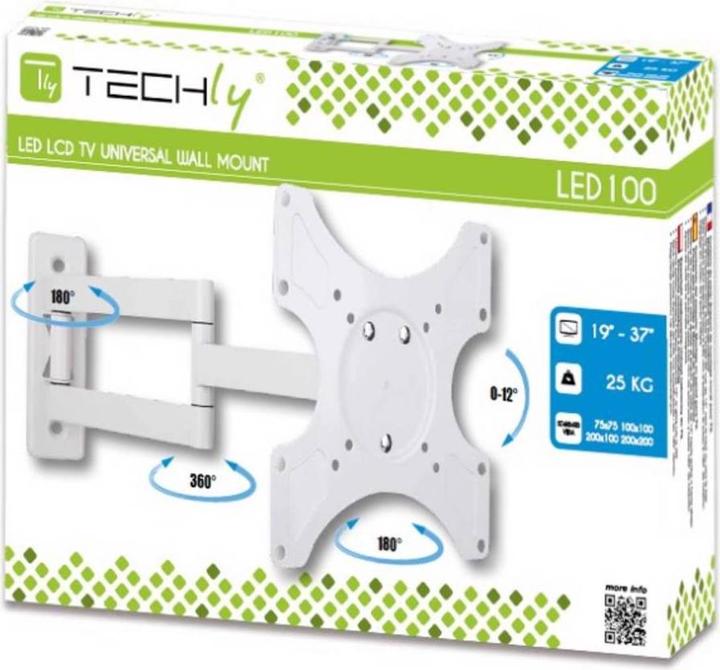 Produktbild Techly Klammer (Wand, 37.01", 25 kg)