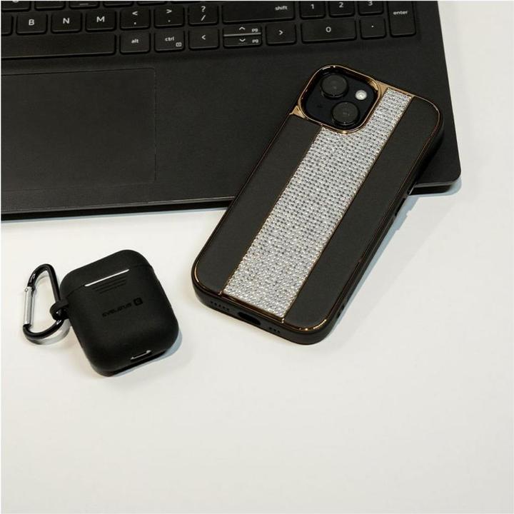 Produktbild iLike iPhone 15 Diamonds and Leather Case (Apple iPhone 15)