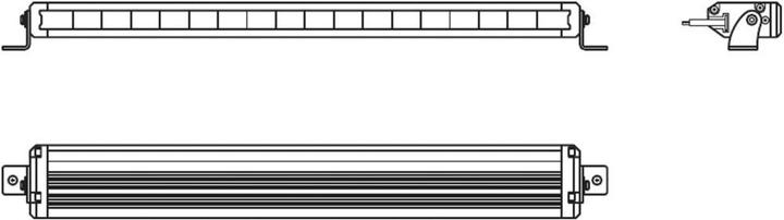 Actual product image Osram Spotlight LED auxiliary light LEDriving® Lightbar VX500 SP