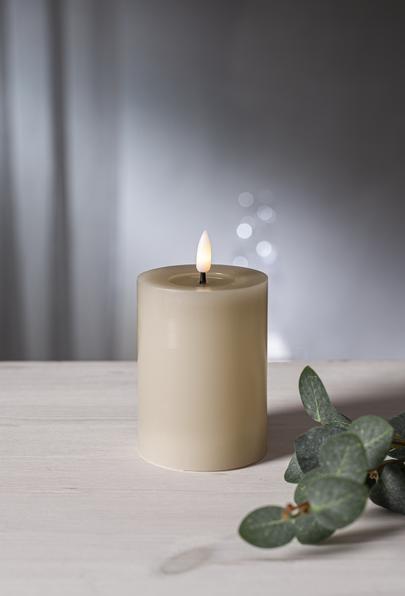 Actual product image Star Trading LED Pillar Candle Flame Flow
