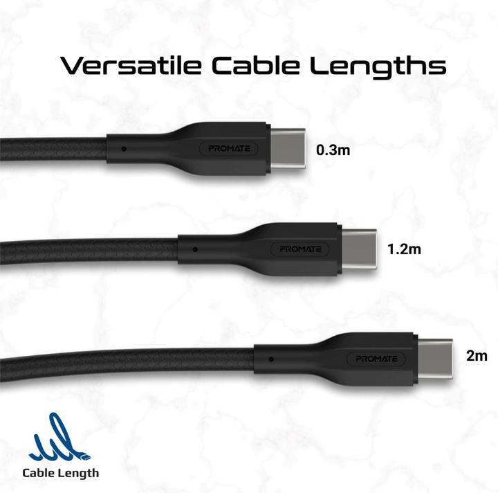 Immagine prodotto ProMate Set di cavi USB-C CableKit-CC (0.30 m, USB 2.0, 60 W)