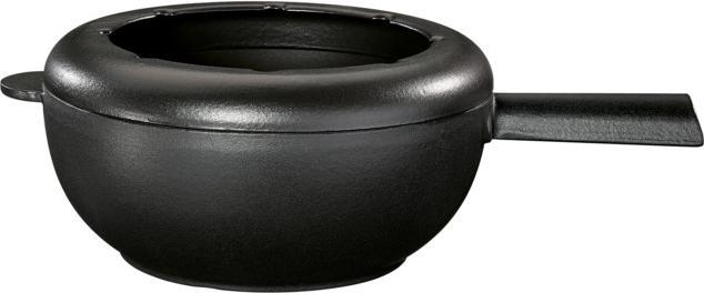 Spring Caquelon Saas-Fee Gusseisen schwarz matt 2.0 l ø 20 cm (2 l)