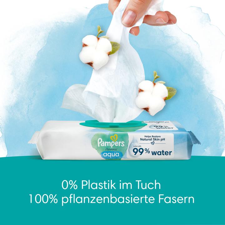 Actual product image Pampers Harmonie Aqua (288 Piece)