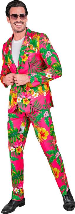 Produktbild Widmann Party Fashion Anzug mit Neon Copacabana Muster Jackett & Hose (S)