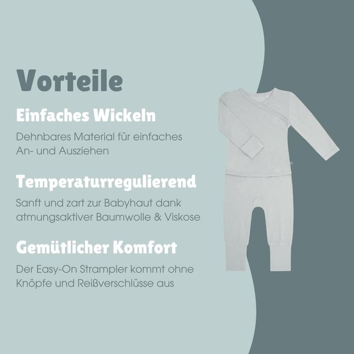 Produktbild Emma & noah Langarm Easy-on Strampler (92)