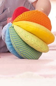 Actual product image Haba Fabric ball rainbow