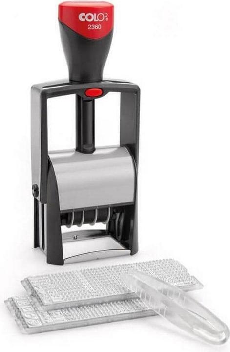 Actual product image Colop Word and date stamp 2360 set 4 pieces