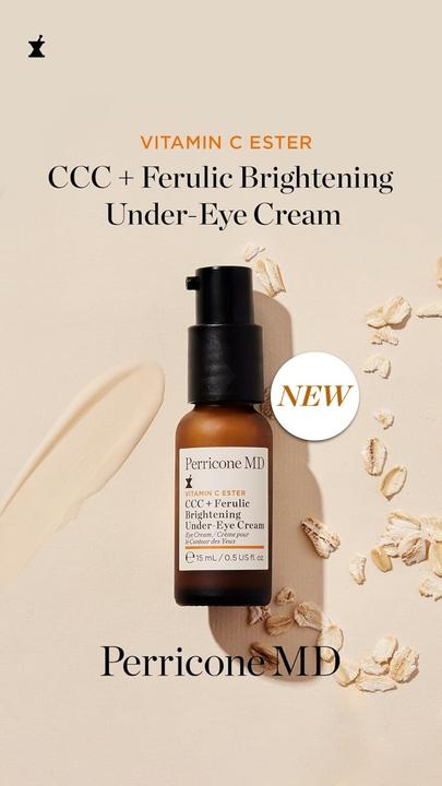 Actual product image Perricone MD Vitamin C Ester CCC + Ferulic Brightening Under-Eye Cream (Eye Care Cream, Day, 15 ml)
