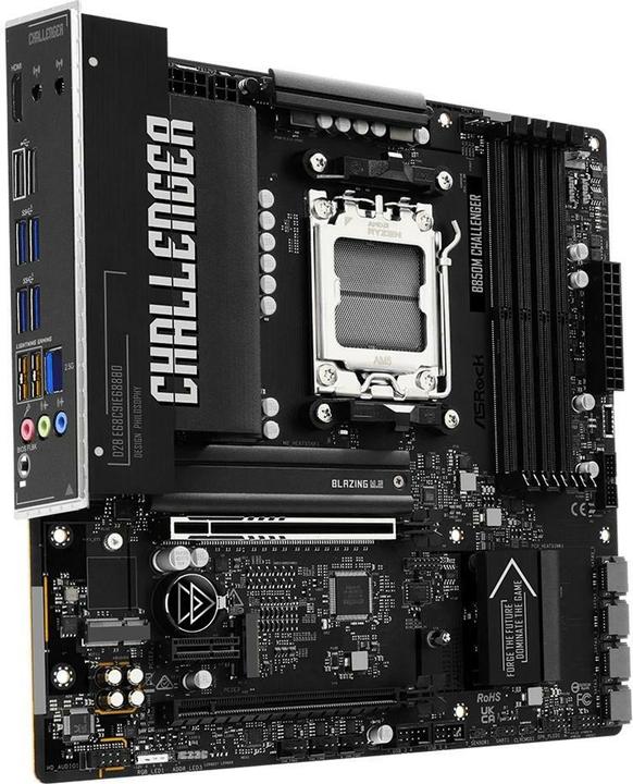 Productafbeelding AsRock MB AMD AM5 B850 Rock WiFi 7 (AM5, AMD B850, ATX)