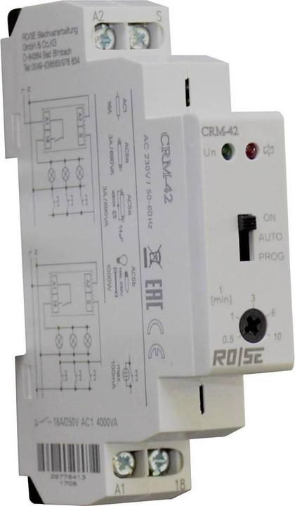 Produktbild Rose Lm Treppenhaus Lichtautomat Programmierbarer Treppenlichtautomat