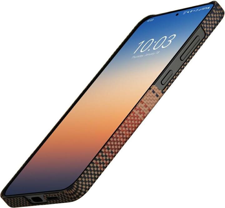 Actual product image Pitaka Tactile Woven Case (Samsung Galaxy S25)