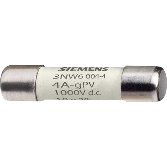 20x Siemens, Sicherung, Keramiksicherung FF 4A 1000V AC 10x38mm 3NW6004-4 (Zylindersicherung, 4 A)
