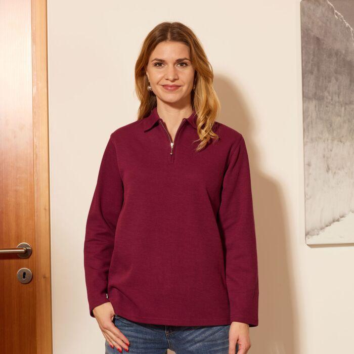 Image du produit Beverly Sweat-shirt, col polo, glissière (M)