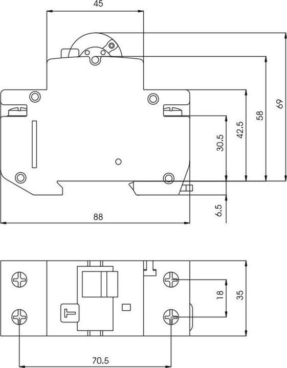 Actual product image Eti DRAIN RELAY KZS 2M C 16 A AC 02173124
