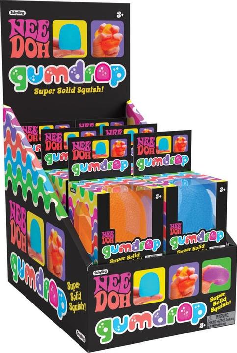 Schylling NeeDoh Anti-Stress-Figuren Gumdrop Display (12)