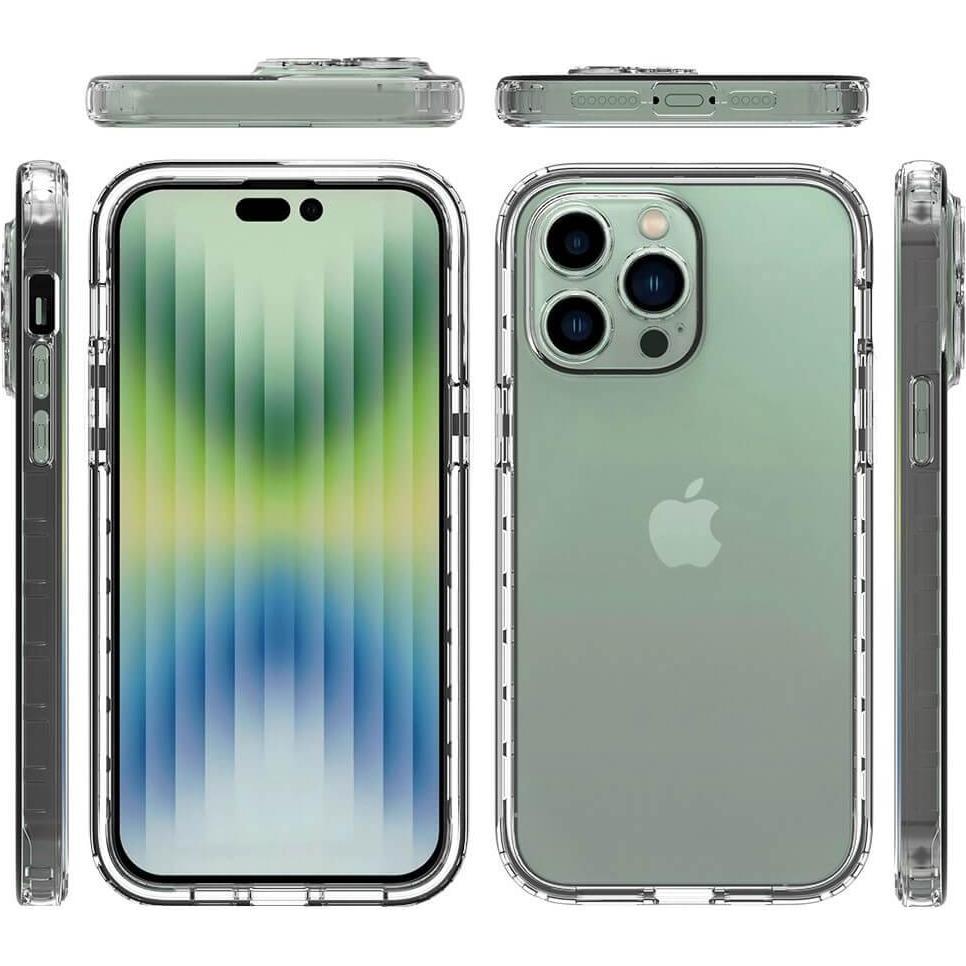 Thumbnail - Cover-Discount Full Protection Case (Apple iPhone 14 Pro), Smartphone Hülle, Transparent