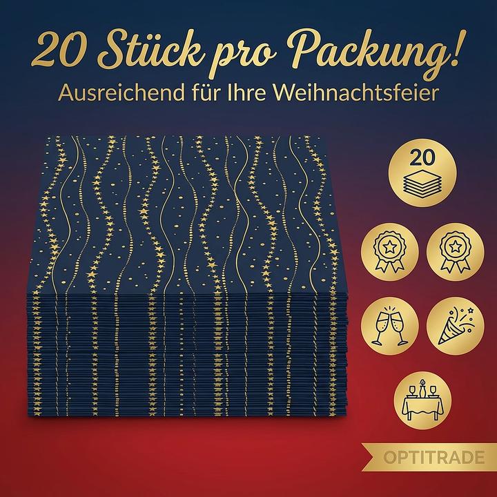 Produktbild Sternenkette (20 Stk., 33 x 33 cm)