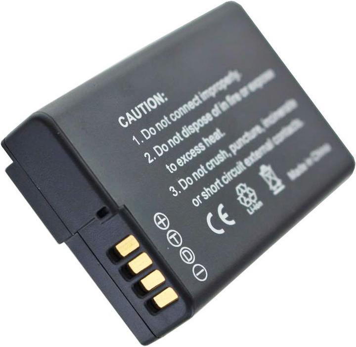 Actual product image AccuCell Akku Panasonic DMW-BLD10 E, Lumix DMC-GF2 (Camera battery)