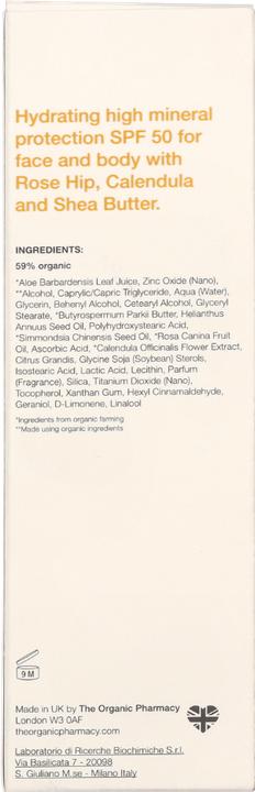 Produktbild The Organic Pharmacy Cellular Protecting Sun Crème Sun Protection Factor 50 (Sonnencreme, SPF 50, 100 ml)