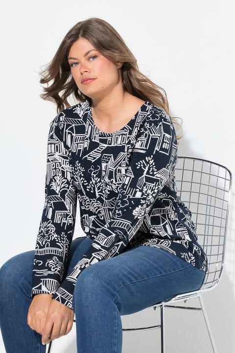 Image du produit Laurasøn T-shirt manches longues et décolleté rond, OEKO-TEX (54)