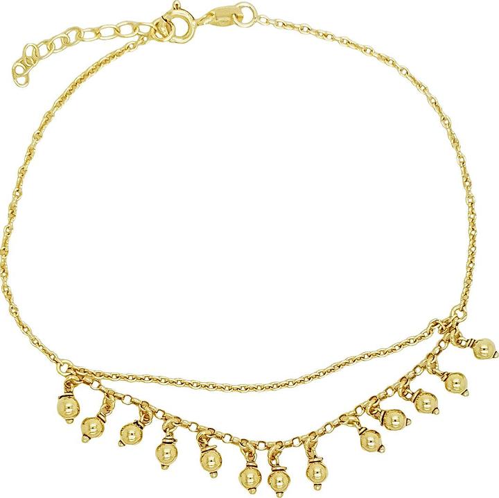 Immagine prodotto Leyda Bracciale a chevill de cascade (Argento 925, placcato oro 750 / 18, 26 cm)