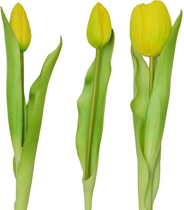 Produktbild Saska Garden Bukiet 7 Tulipanów żółtych 31cm Jak żywych Dekoracja Wiosenna (31 cm)