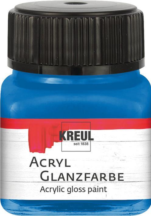 Actual product image Kreul Acrylic gloss paint, 20 ml (Dark red, 20 ml)